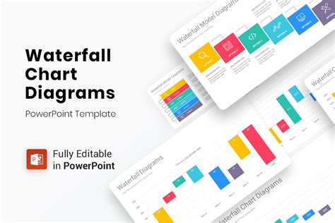 Waterfall Chart PowerPoint Template Diagrams | Nulivo Market