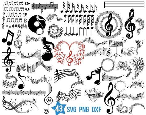 Music Notes svg, Guitar Note, Musical note svg, Music symbols ...