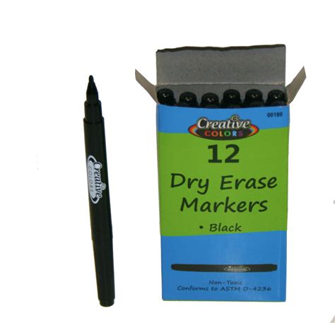 Wholesale Dry Erase Markers - Black (SKU 2273638) DollarDays