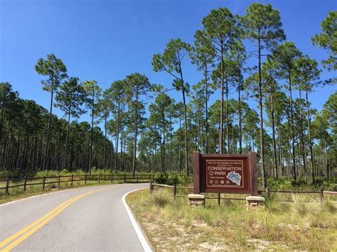 Entrance to Conservation Park in Panama City Beach - West End PCB