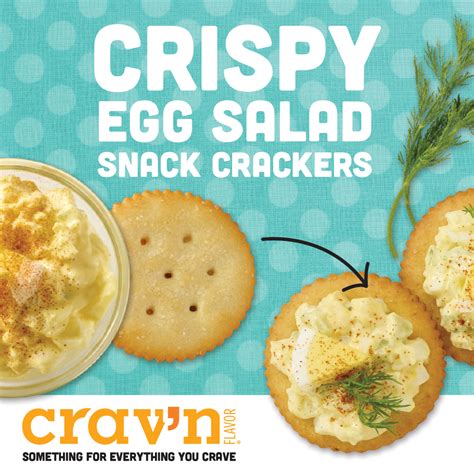 Crispy Egg Salad Snack Crackers | Brookshire Brothers