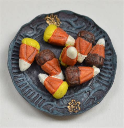 Boyds Bears Resin Treasure Box - Jack O' Lantern & Candy Corn