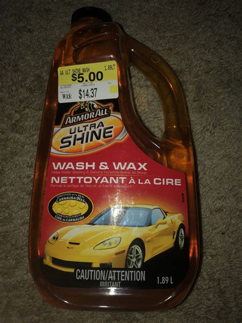 [Walmart] Armor All Ultra Shine Wash & Wax - $5 - RedFlagDeals.com Forums