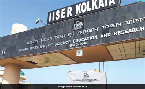 IISER Kolkata Best Placed Among IISERs: Official