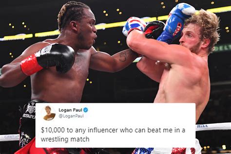 Logan Paul calls out YouTubers for $10,000 wrestling match as fans hit back over his 'staged ...