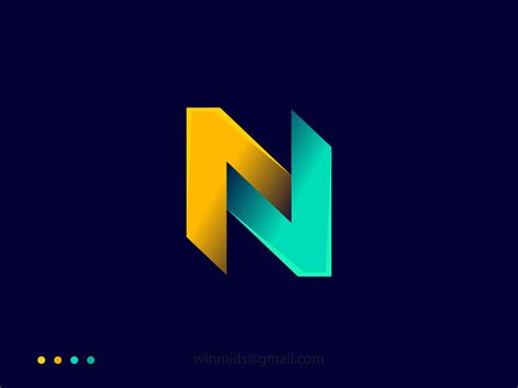 n letter logo mark by winmids on Dribbble