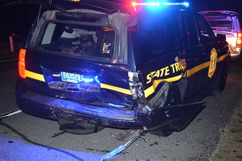 Delaware State Police Cars Struck by Vehicle- Harbeson - Delaware State ...