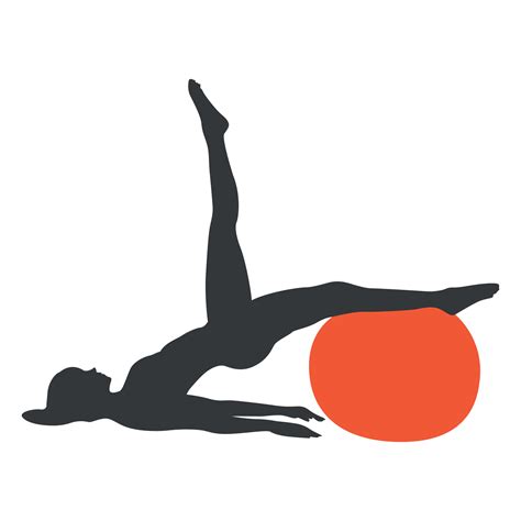 Girl Exercising Pilates Silhouette 20811216 Vector Art at Vecteezy