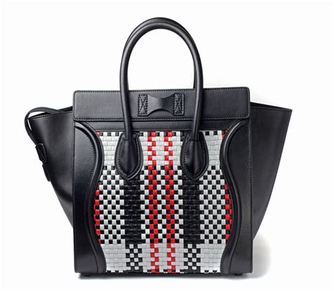 The Celine Luggage Tote is getting the woven treatment for fall - PurseBlog