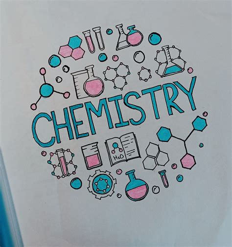 chemistry front page | Book art projects, Book cover page, Book cover page design