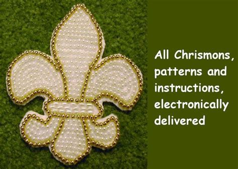 Chrismon patterns and instructions by HooksNeedlesAndGlass on Etsy | Pattern, Beading patterns ...