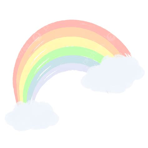 Rainbow Color Pastel, Rainbow Color, Rainbow Pastel, Rainbow Cloud PNG Transparent Clipart Image ...