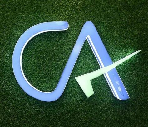 Plastic Letter C with Arrow - Typography Art