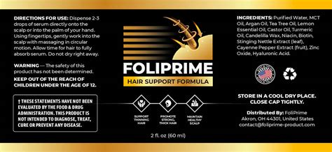 FoliPrime Reviews - Negative Side Effects or Real Customer Results? | Seattle Weekly