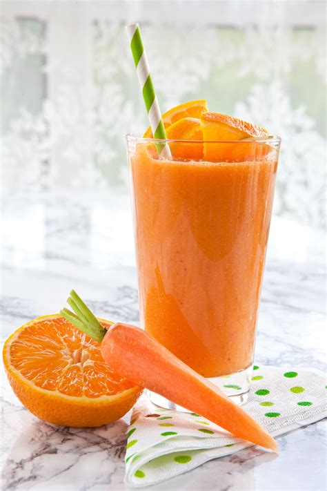 Orange Carrot Smoothie | Jugos, Smoothie recetas, Zanahorias