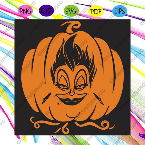 Halloween Ursula svg, halloween svg, Ursula svg, pumpkin svg, The ...