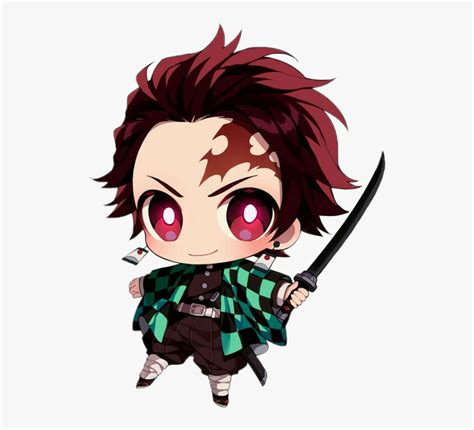 #kimetsunoyaiba #anime #chibi #tanjiro - Cute Tanjiro Chibi, HD Png Download - kindpng