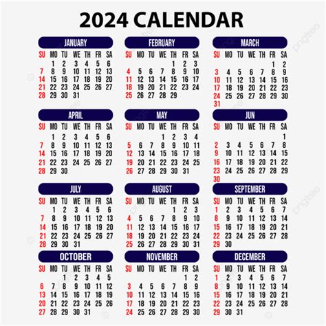 2024 Calendar Template Design, 2024 Calendar, 2024 Calendar Design ...