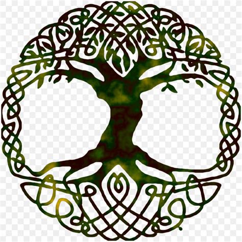 Tree Of Life Yggdrasil World Tree Symbol, PNG, 1000x1000px, Tree Of Life, Area, Celtic Knot ...