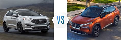 2021 Ford Edge vs Nissan Rogue