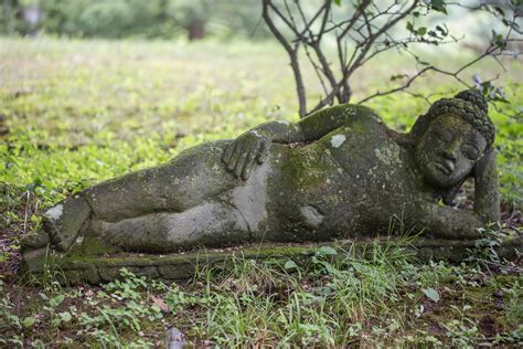 Balinese Sleeping Buddha Garden Sculpture - Naga Antiques