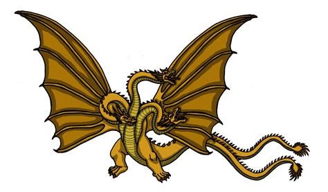 King Ghidorah Cartoon