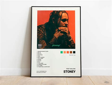 Post Malone - Stoney Album Cover Poster | Architeg Prints