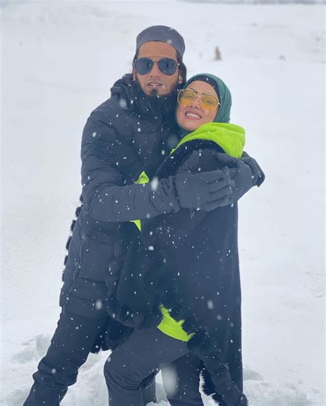 In Pics: Sana Khan Enjoys Snowfall in Kashmir with Husband Mufti Anas - News18