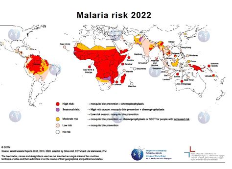 Malaria - world map | Wanda