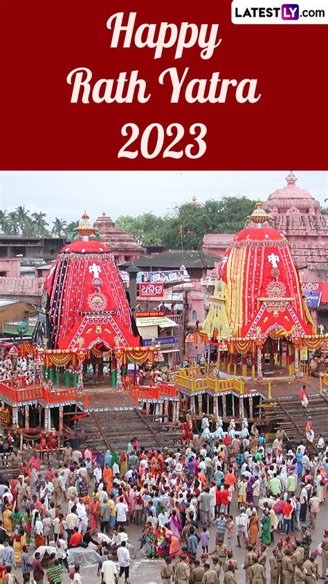 Ratha Yatra 2023 Greetings, Wishes and Images for Hindu Chariot Festival | 🙏🏻 LatestLY