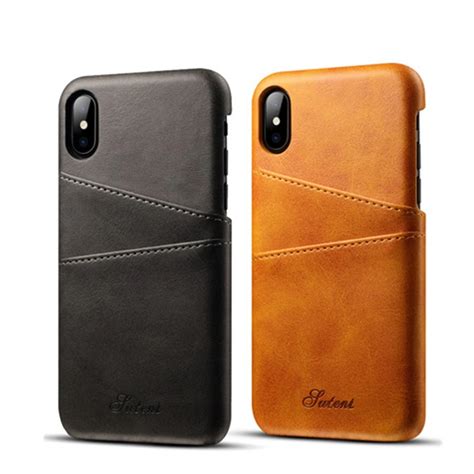 Slim PU Leather Case For iPhone X XS,Phone XS MAX,Case Luxury Back ...