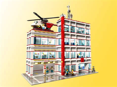 LEGO® custom instructions GENERAL HOSPITAL MOC Modular Building 64x32 ...