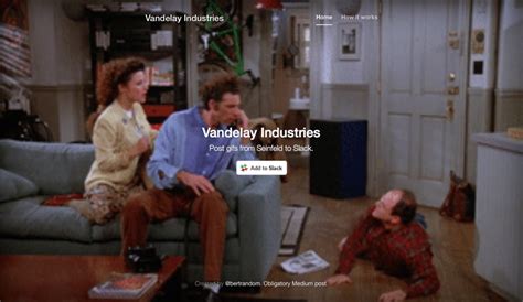 Vandelay Industries, A Bot That Adds GIFs From All Nine Seasons of ...