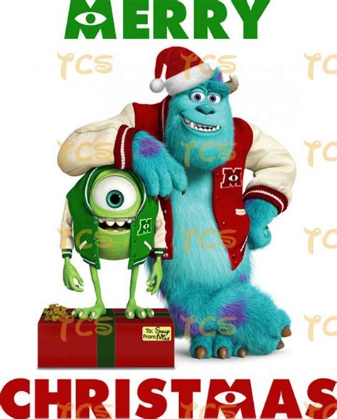 mike wasowski and sully from monsters inc | Monsters University Inc Mike Wazowski Sully Merry ...