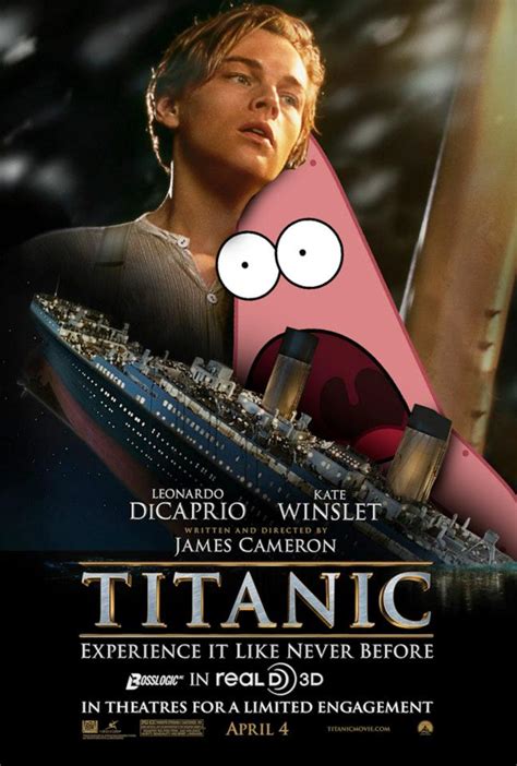 Surprised Patrick x Titanic Poster