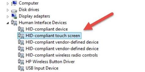 Fix HID-Compliant Touch Screen Driver Missing on Windows 10