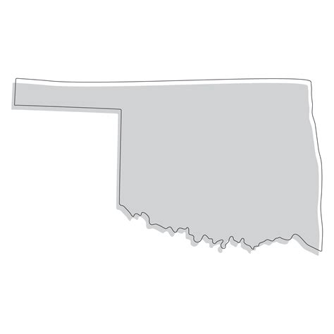 Oklahoma map. Map of Oklahoma. USA map 39148389 PNG