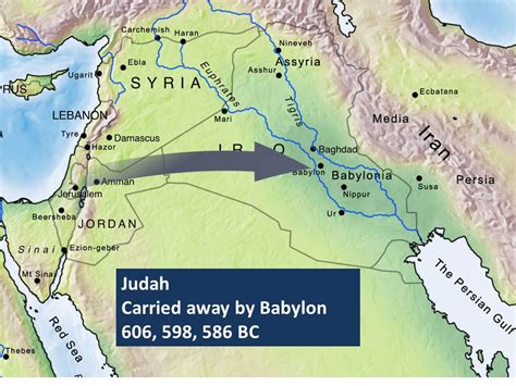 Bible Prophecy and the Middle East. Map of Mesopotamia Babylonians & Medes Attack and destroy ...