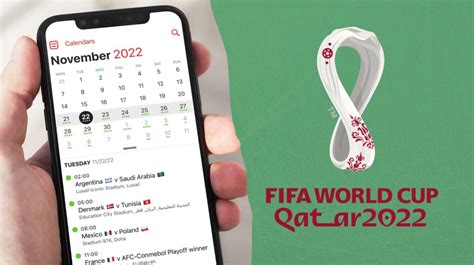 How to add the 2022 World Cup schedule to your calendar