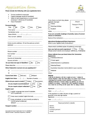 Fillable Online 2010 Polytechnic Application Form Fax Email Print - pdfFiller