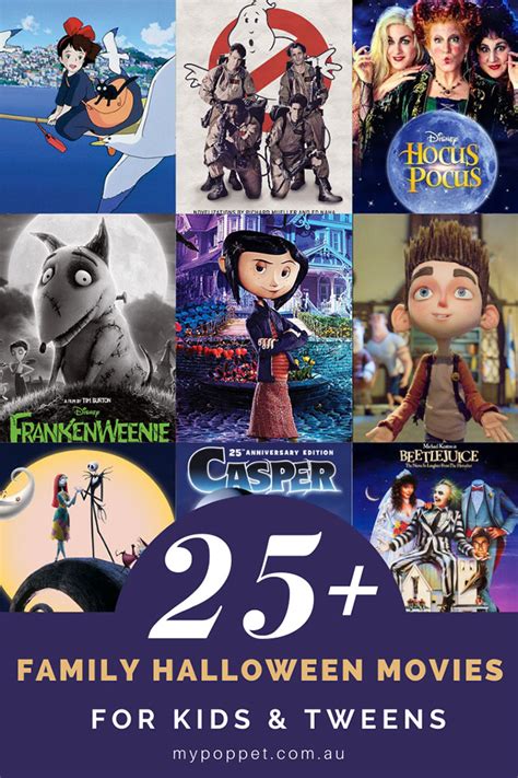 25+ Best Family Halloween Movies for Kids & Tweens | My Poppet Living