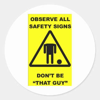 Custom Funny Safety Stickers | Zazzle.ca