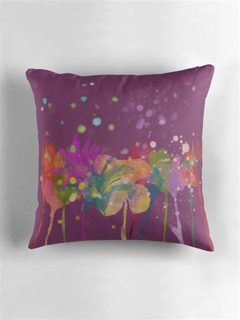 Purple Pillow Decorative Pillow Modern Home Decor - Etsy