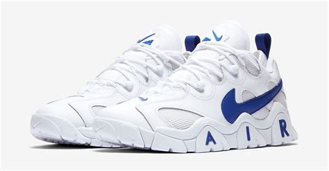 Nike Air Barrage Low White Hyper Blue Available Now | SneakerFits.com