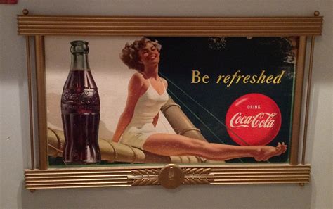 Vintage Cardboard Coca Cola Signs