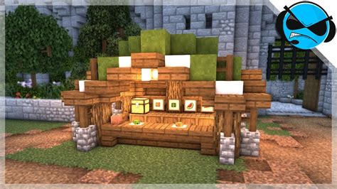 Minecraft: How to Build a Medieval Market Stall (Minecraft Build ...