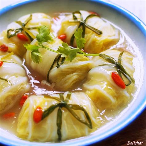 Steamed Cabbage Rolls - Delishar | Singapore Cooking, Recipe, and ...