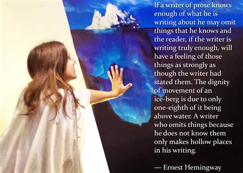 The “Theory of Omission” in Writing | Hemingway’s Iceberg Theory