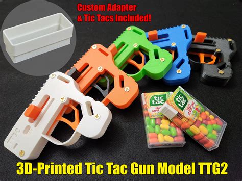 Tic Tac Gun With Custom Adapter Includes Tic Tacs Toy Gun Model TTG2 ...