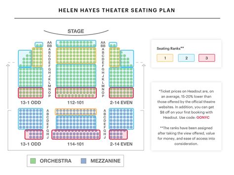 Helen Hayes Theatre Seating Chart | Watch What The Constitution Means To Me on Broadway